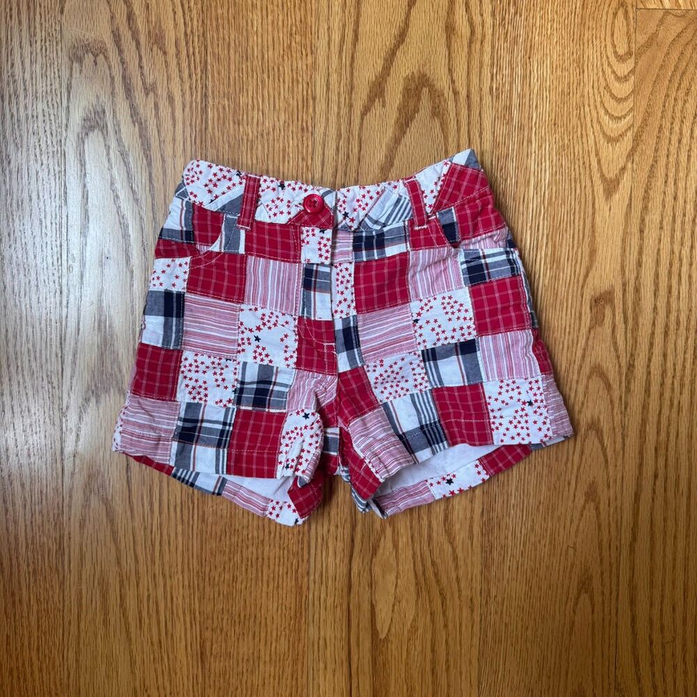 EUC sz 4 Janie and Jack Patchwork shorts